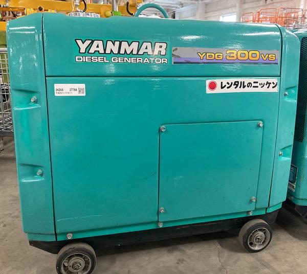 発電機3kVA 防音型(ディーゼル) | 商品から探す>発電機>小型発電機 - レンタルのニッケン オンラインレンタル