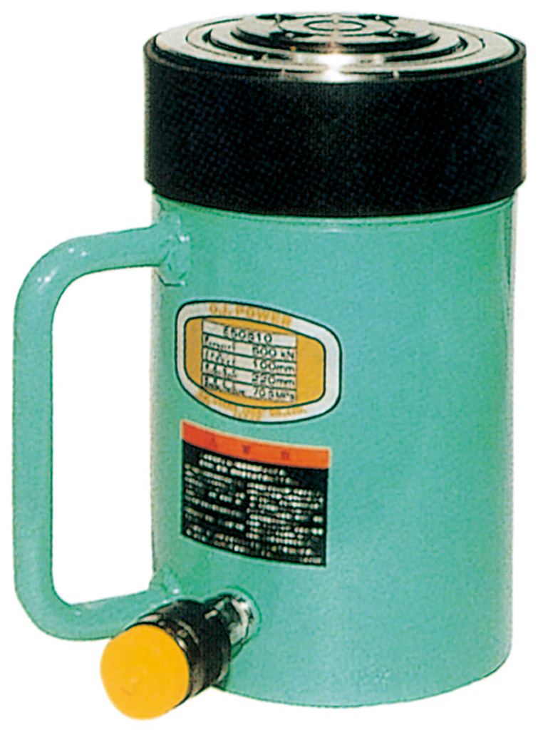 Pジャッキ単動(50T-160MM)E50S16 | 商品一覧>ジャッキ>油圧