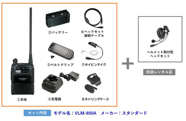 ヘッドセット トランシーバー特定小電力(同時通話型)2型用 | 商品から探す>測量・通信・計測機器>通信・無線>トランシーバー - レンタルのニッケン  オンラインレンタル