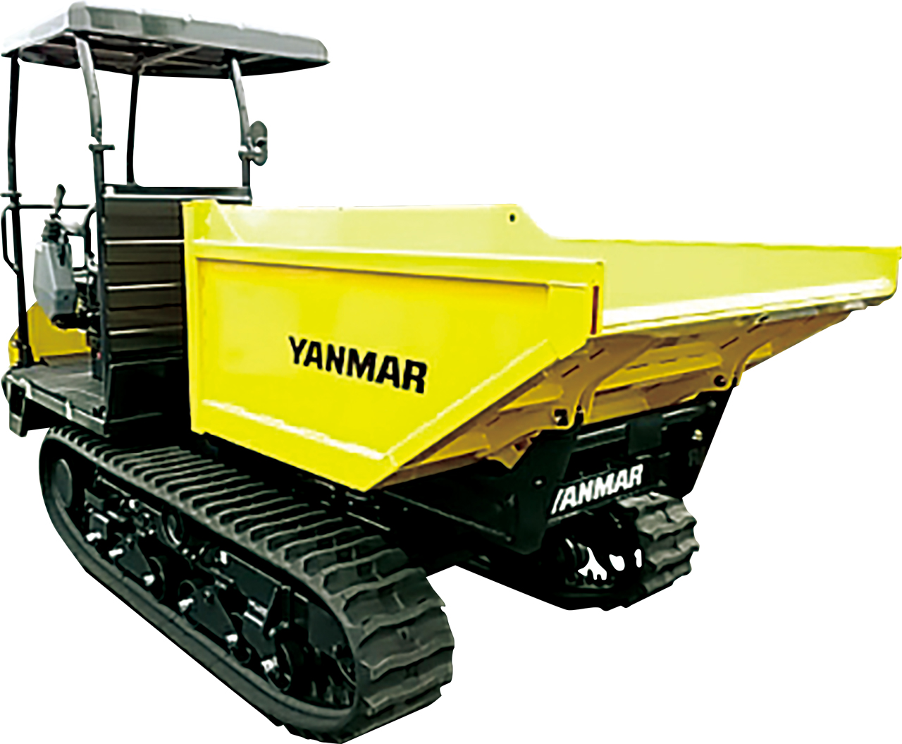 贈り物ヤンマー YANMAR クローラ キャリア 運搬車 C10R　油圧ダンプ式　セル式　使用時間1094hr 再塗装済み,作動品,下取り可能 。 建設機械、重機