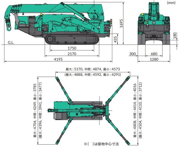 ミニミニクローラクレーン | レンタル品を探す>フォークリフト