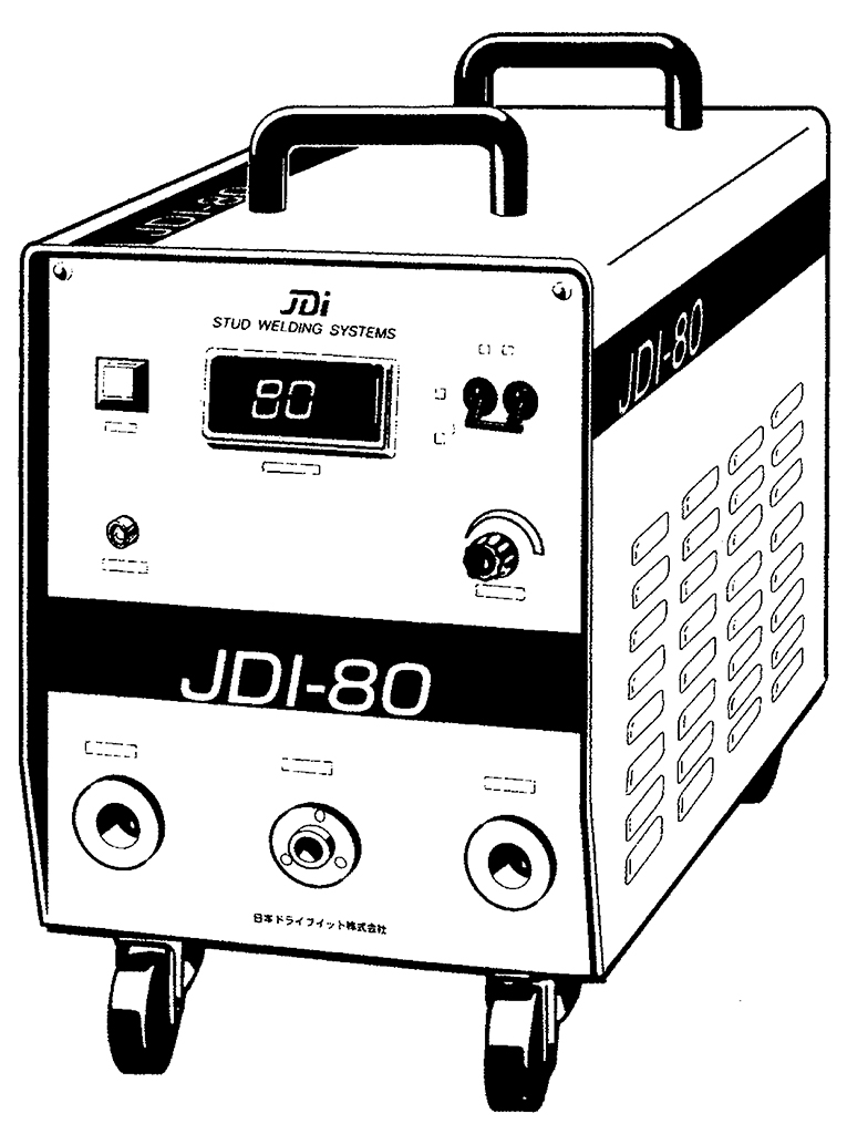 スタッド溶接機JDI-80 | 商品一覧>溶接機>スタッド溶接機>スタッド溶接機 CD・パーカッション溶接 - 生産技術パートナーズ オンラインレンタル