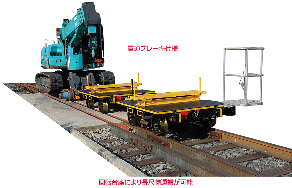 鉄製軽便トロ3T(狭軌専用) | 商品別一覧>鉄道機械>鉄道用トロ・台車 