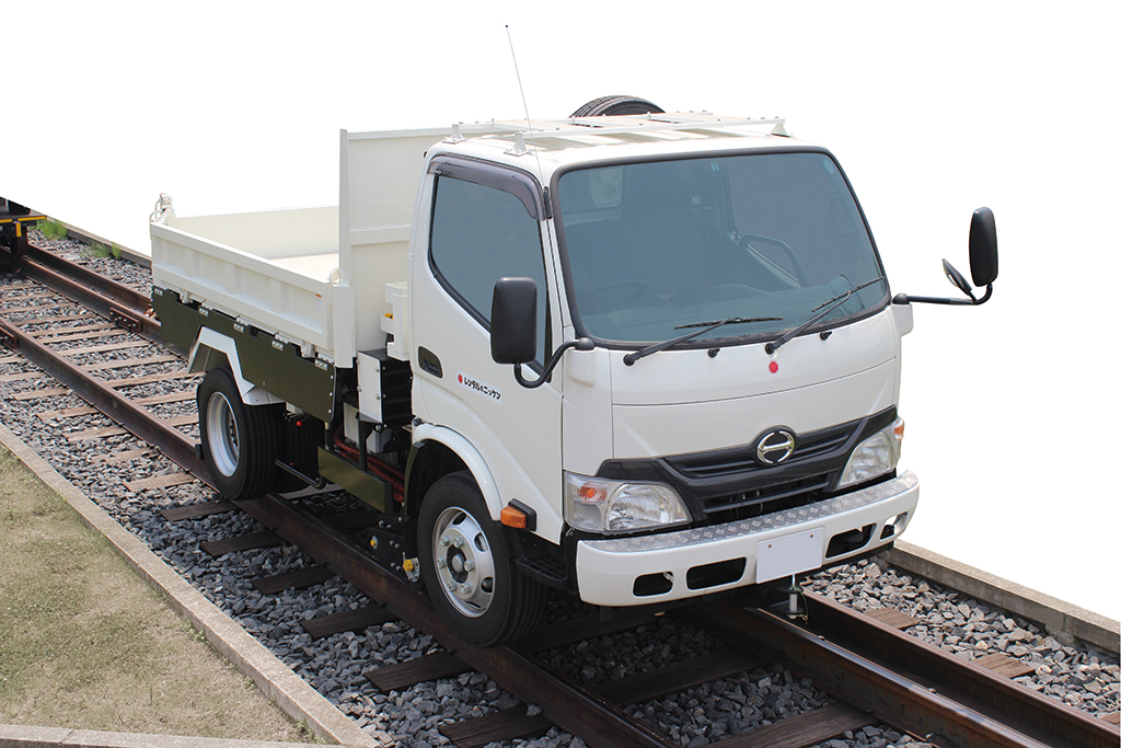 鉄道用3t 3転ダンプ 自動転車台付低床(狭軌専用) | 商品から探す
