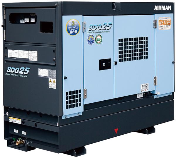 発電機20/25kVA | 商品から探す>発電機>大型発電機(10KVA以上)>大型発電機(標準型) - レンタルのニッケン オンラインレンタル