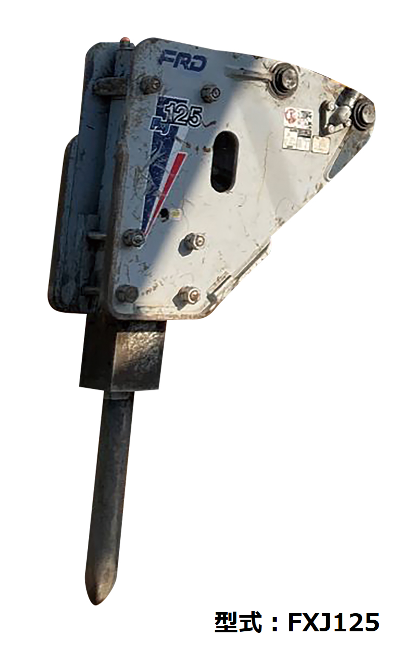 100トンクラス用油圧ブレーカー　1/50スケール オカダ TOP V-50SS 油圧ブレーカー 中古重機・建機販売