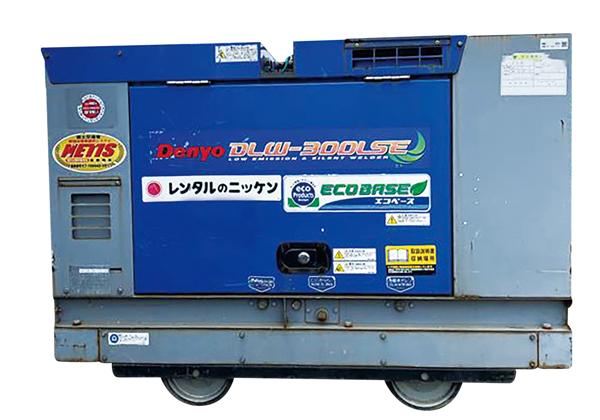 発電ウェルダー オイルガード付 | 商品から探す>溶接機>エンジン溶接機>エンジン溶接機本体 - レンタルのニッケン オンラインレンタル